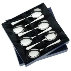 Arthur Price Of England Grecian Sovereign Stainless Steel Set Of 6 Fruit Spoons