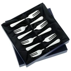 Arthur Price Of England Rattail Sovereign Stainless Steel Set Of 6 Pastry Forks