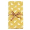 Walton & Co Ochre Bee Set Of 4 Napkins -tableware BB16Y Walton And Co Set of 4 Ochre Bee Napkins