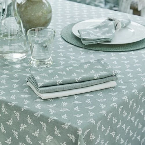 Walton & Co Moss Bee Tablecloth 130x180cm 4 Walton & Co Moss Bee Tablecloth 130x180cm - Image 2