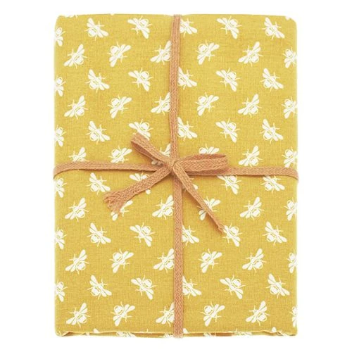 Walton & Co Ochre Bee Tablecloth 130x230cm 3 Walton & Co Ochre Bee Tablecloth 130x230cm