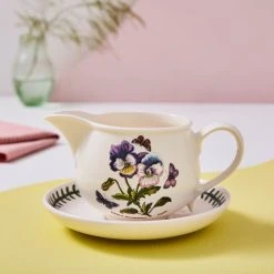 Portmeirion Botanic Garden Gravy Boat & Stand -tableware BG08535 Botanic Garden by Portmeirion Gravy Boat And Stand 2