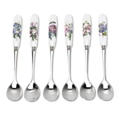 Portmeirion Botanic Garden Tea Spoons Set Of 6