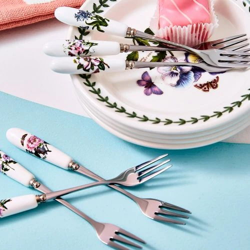 Portmeirion Botanic Garden Pastry Forks Set Of 6 5 Portmeirion Botanic Garden Pastry Forks Set Of 6 - Image 3