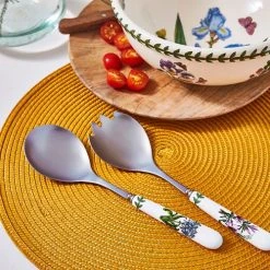 Portmeirion Botanic Garden Salad Servers Pair -tableware BG1107 Botanic Garden by Portmeirion Salad Servers Pair 3
