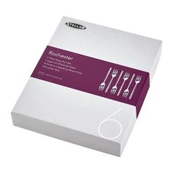 Stellar Rochester Polished Set Of 6 Pastry Forks Gift Box Set -tableware BL30 Stellar Rochester 6 Piece Pastry Fork Set 1