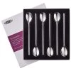 Stellar Rochester Polished 6 Piece Latte/Sundae Spoon Gift Box Set 2 Stellar Rochester Polished 6 Piece Latte/Sundae Spoon Gift Box Set -tableware BL46 Stellar Rochester Polished 6 Piece Latte Spoon Set New