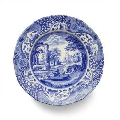Spode Blue Italian Set Of 4 23cm Soup Plates -tableware BLI0210 Spode Blue Italian Soup Plate 2