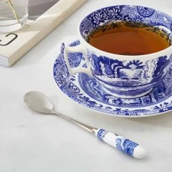 Spode Blue Italian Set Of 6 Teaspoons -tableware BLI1101X Spode Blue Italian Teaspoons Set of 6 4