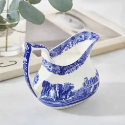 Spode Blue Italian Cream Jug -tableware BLI1750 Spode Blue Italian Cream Jug 3