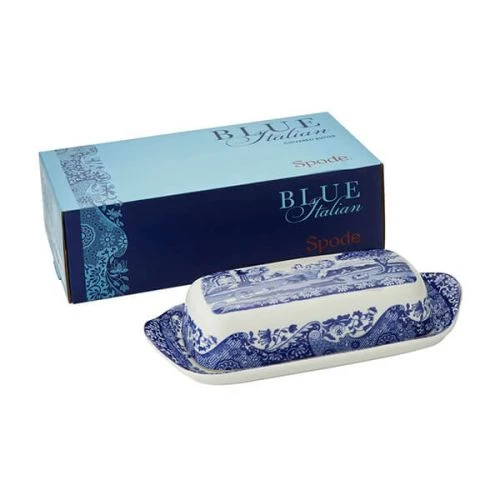 Spode Blue Italian Butter Dish 5 Spode Blue Italian Butter Dish - Image 3