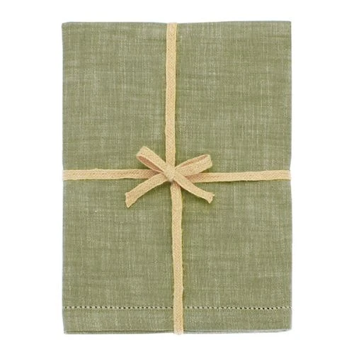 Walton & Co Chambray Tablecloth Olive 130X230cm 3 Walton & Co Chambray Tablecloth Olive 130X230cm