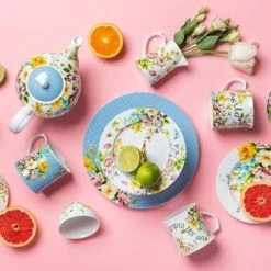 Katie Alice English Garden Two Tier Cake Stand -tableware CKS001 Katie Alice English Garden Two Tier Cake Stand 2