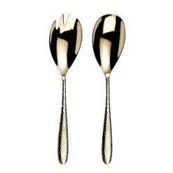 Arthur Price Monsoon Champagne Mirage Pair Of Salad Servers