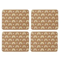Creative Tops Cork Placemat Set Of 4 Rainbow