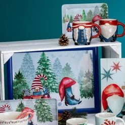 Christmas Gonk Lap Tray -tableware DD07272 DMD Christmas Gonk Lap Tray 2