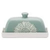 English Tableware Company Artisan Flower Butter Dish -tableware DD5117A01 English Tableware Company Artisan Flower Butter Dish