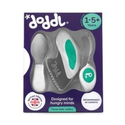 Doddl 3 Piece Cutlery Set In Aqua