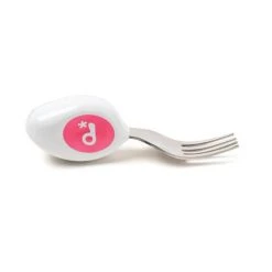 Doddl 3 Piece Cutlery Set In Magenta -tableware DOD003 Doddl 3 piece cutlery set in Raspberry Pink 1