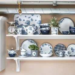 Katie Alice Vintage Indigo Dinner Plate -tableware DP002 Katie Alice Vintage Indigo Dinner Plate 3