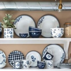 Katie Alice Vintage Indigo Dinner Plate -tableware DP002 Katie Alice Vintage Indigo Dinner Plate 4