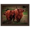 Rural Roots Highland Cows Lap Tray -tableware FLTF2604 Rural Roots By Tradestock Highland Cows Lap Tray