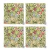 William Morris Golden Lily Pack Of 4 Napkins -tableware GA96N4 William Morris Gallery Pack Of 4 Golden Lily Napkins
