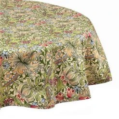 William Morris Golden Lily 132 X 228cm Acrylic/PVC Tablecloth 5 William Morris Golden Lily 132 X 228cm Acrylic/PVC Tablecloth -tableware GA96VD William Morris Gallery Golden Lily Tablecloth 1