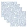 William Morris Forest Life Blue Pack Of 4 Napkins -tableware GB01N4 William Morris Forest Life Blue Napkins Pack Of 4