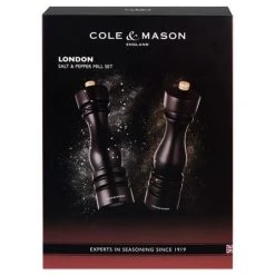 Cole & Mason London 22cm Chocolate Wood Gift Set -tableware H233020 Cole Mason London 22cm Chocolate Wood Gift Set 2
