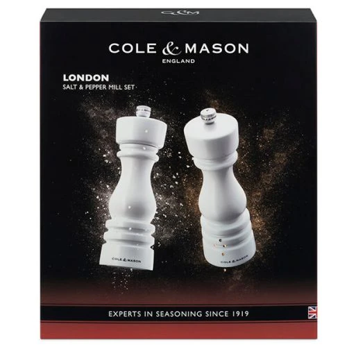 Cole & Mason London 18cm White Gloss Gift Set 5 Cole & Mason London 18cm White Gloss Gift Set - Image 3