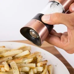 Cole & Mason Horsham Inverta Precision Salt Mill Copper -tableware H306692P Cole And Mason Horsham 154mm Copper Clear Salt Mill 2