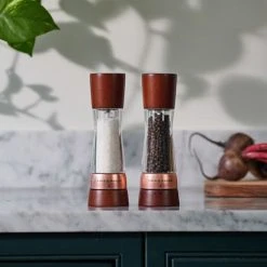 Cole & Mason Derwent Chestnut Rose Gold 190mm Salt Mill -tableware H332295 Cole And Mason Derwent Chestnut Rose Gold Salt Mill 3