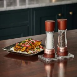 Cole & Mason Derwent Chestnut Rose Gold 190mm Salt Mill -tableware H332295 Cole And Mason Derwent Chestnut Rose Gold Salt Mill 5