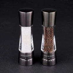 Cole & Mason Derwent Gourmet Gun Metal Precision Mill Gift Set -tableware H59428G Cole And Mason Derwent Gourmet Precision Gun Metal Gift Set 2