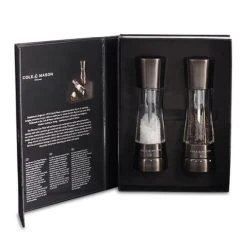 Cole & Mason Derwent Gourmet Gun Metal Precision Mill Gift Set -tableware H59428G Cole And Mason Derwent Gourmet Precision Gun Metal Gift Set 5