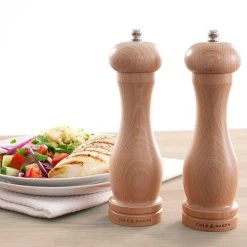 Cole & Mason A8 Beech Precision Pepper Mill -tableware HA0824P Cole And Mason A8 Beech Capstan 200mm Pepper Mill 3
