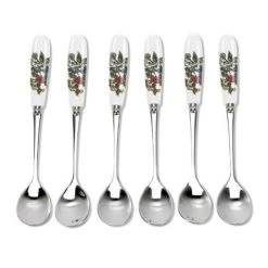 Portmeirion The Holly & The Ivy Set Of 6 Tea Spoons