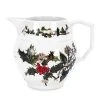 Portmeirion The Holly & The Ivy 600ml Staffordshire Jug -tableware HV40420 The Holly And The Ivy by Portmeirion Staffordshire Jug