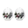 Portmeirion The Holly & The Ivy Salt & Pepper Set -tableware HV50250X The Holly And The Ivy by Portmeirion Salt And Pepper Set