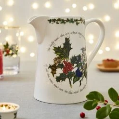 Portmeirion The Holly & The Ivy Bella Jug 7 Portmeirion The Holly & The Ivy Bella Jug -tableware HV72500 The Holly And The Ivy by Portmeirion Bella Jug 2