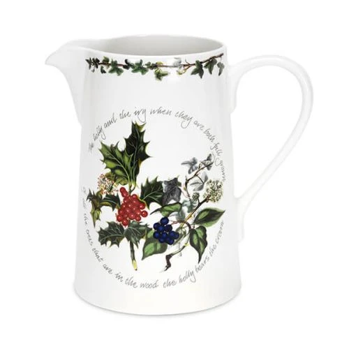 Portmeirion The Holly & The Ivy Bella Jug 3 Portmeirion The Holly & The Ivy Bella Jug