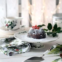 Portmeirion The Holly & The Ivy Footed Cake Plate -tableware HV83150X The Holly And The Ivy by Portmeirion Pierced Footed Cake Plate 3