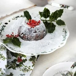 Portmeirion The Holly & The Ivy Footed Cake Plate -tableware HV83150X The Holly And The Ivy by Portmeirion Pierced Footed Cake Plate 4