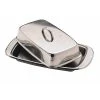 KitchenCraft Stainless Steel Butter Dish And Cover -tableware KCBUT Kitchen Craft Butter Dish