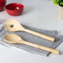 KitchenAid Bamboo Salad Servers -tableware KQG607OHBBE KitchenAid Bamboo Salad Servers 4