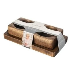 Mary Berry Signature Acacia Pinch Pots -tableware MBSCPINCHPOT Mary Berry Signature Acacia Pinch Pots 3