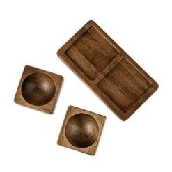 Mary Berry Signature Acacia Pinch Pots -tableware MBSCPINCHPOT Mary Berry Signature Acacia Pinch Pots 4