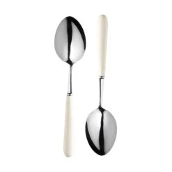Mary Berry Set Of 2 Serving Spoons Ivory