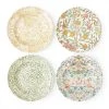 Morris & Co Mixed Set Of 4 23cm Plates -tableware MCO0120 Morris and Co Plates Mixed